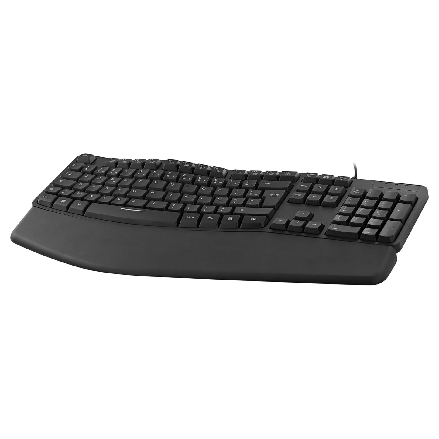 TNB ERGONOMIC - Clavier ergonomique filaire avec repose-poignet aimanté