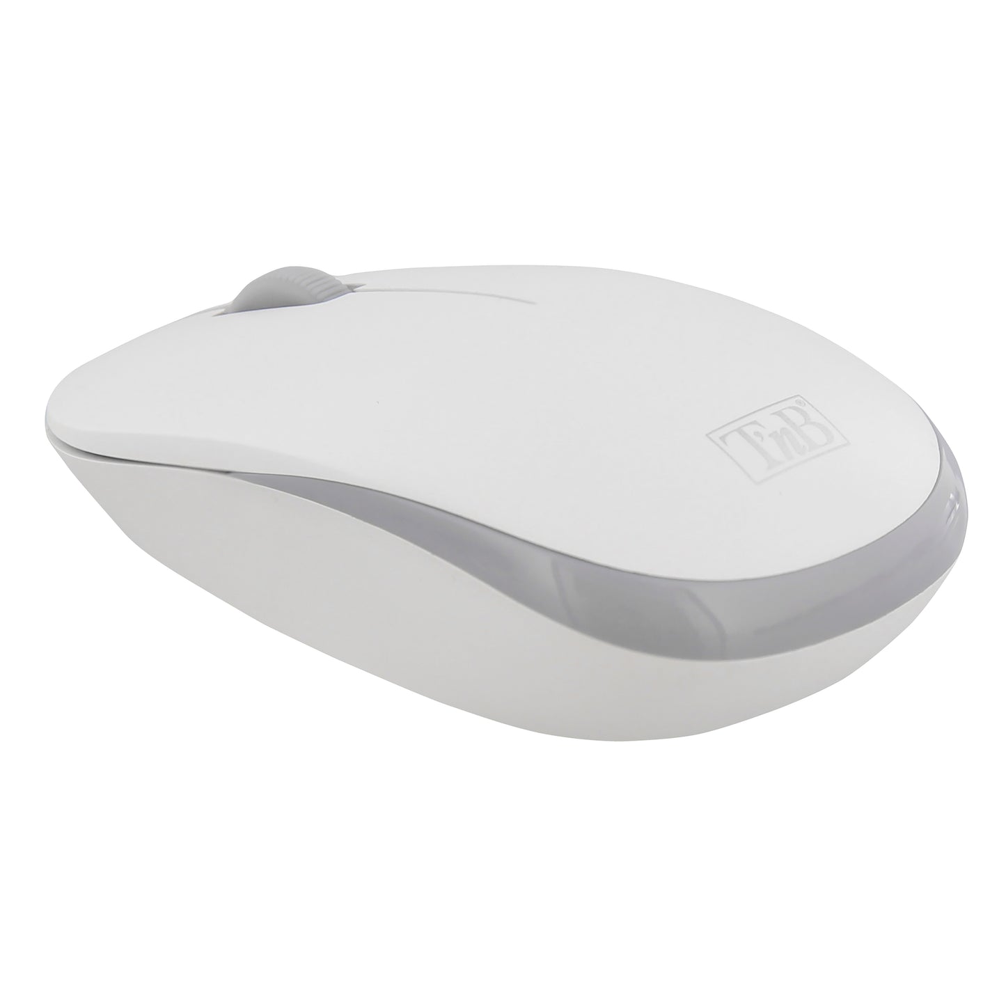 TNB Pack clavier + souris sans fil CLASSY – Blanc / Gris