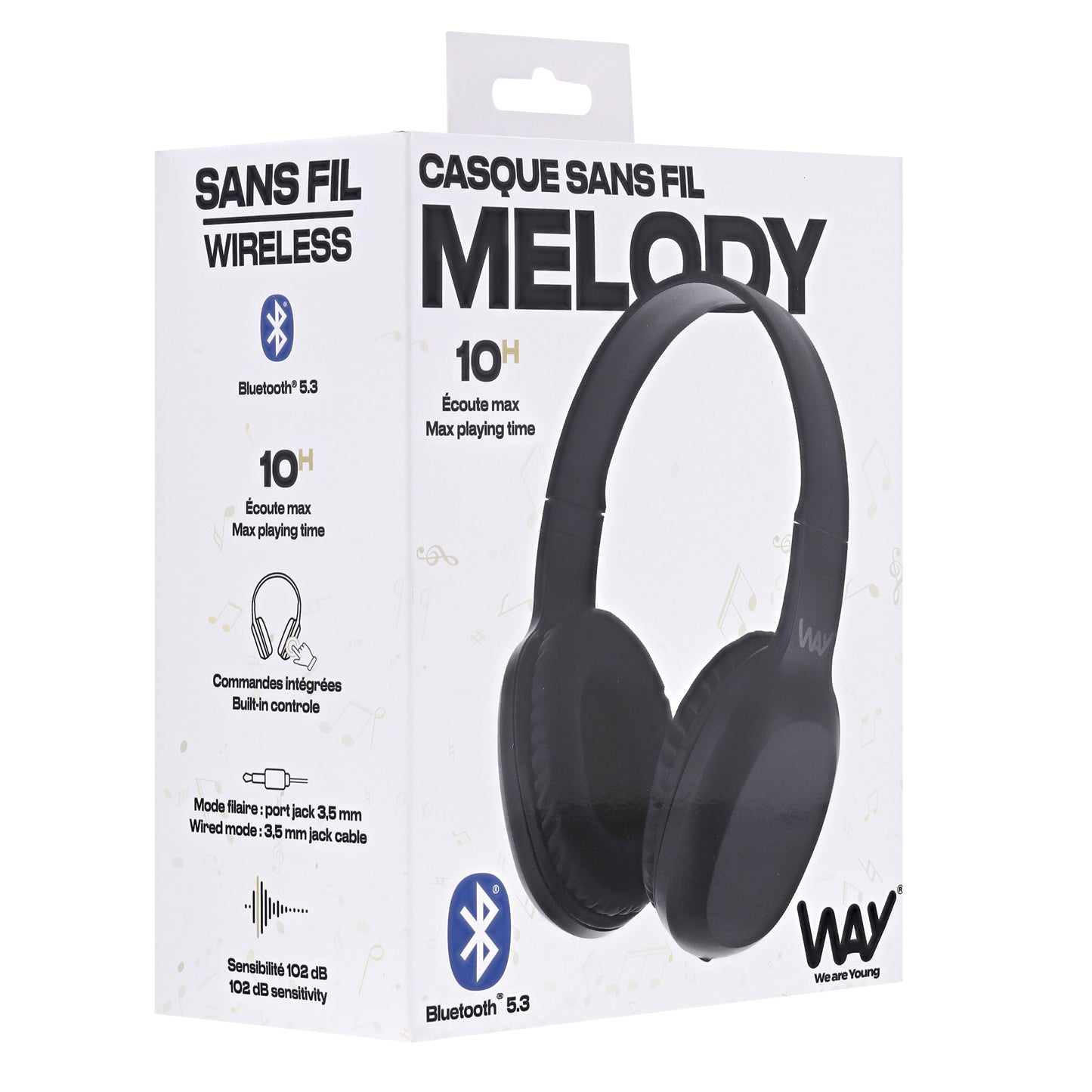 TNB Casque Bluetooth MELODY
