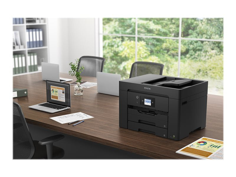 Epson WorkForce WF-7830DTWF — Imprimante jet d’encre A3, 4-en-1 (Wi-Fi, Ethernet, recto-verso intégral A3)
