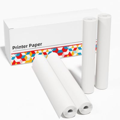 Pack x4 rouleaux papier thermique 210 mm × 6,5 m