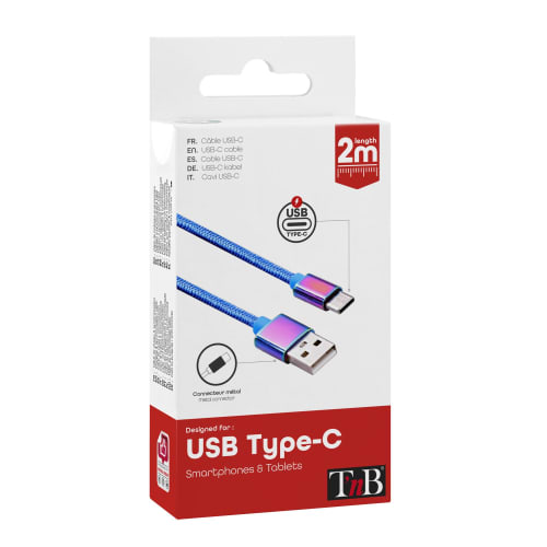 Câble USB-C connecteurs iridium