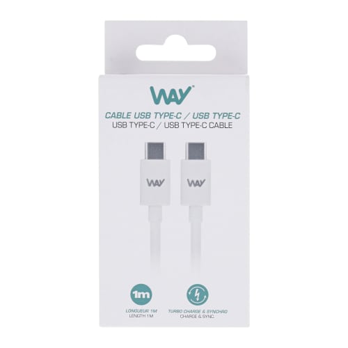 Câble USB-C vers USB-C 1 m