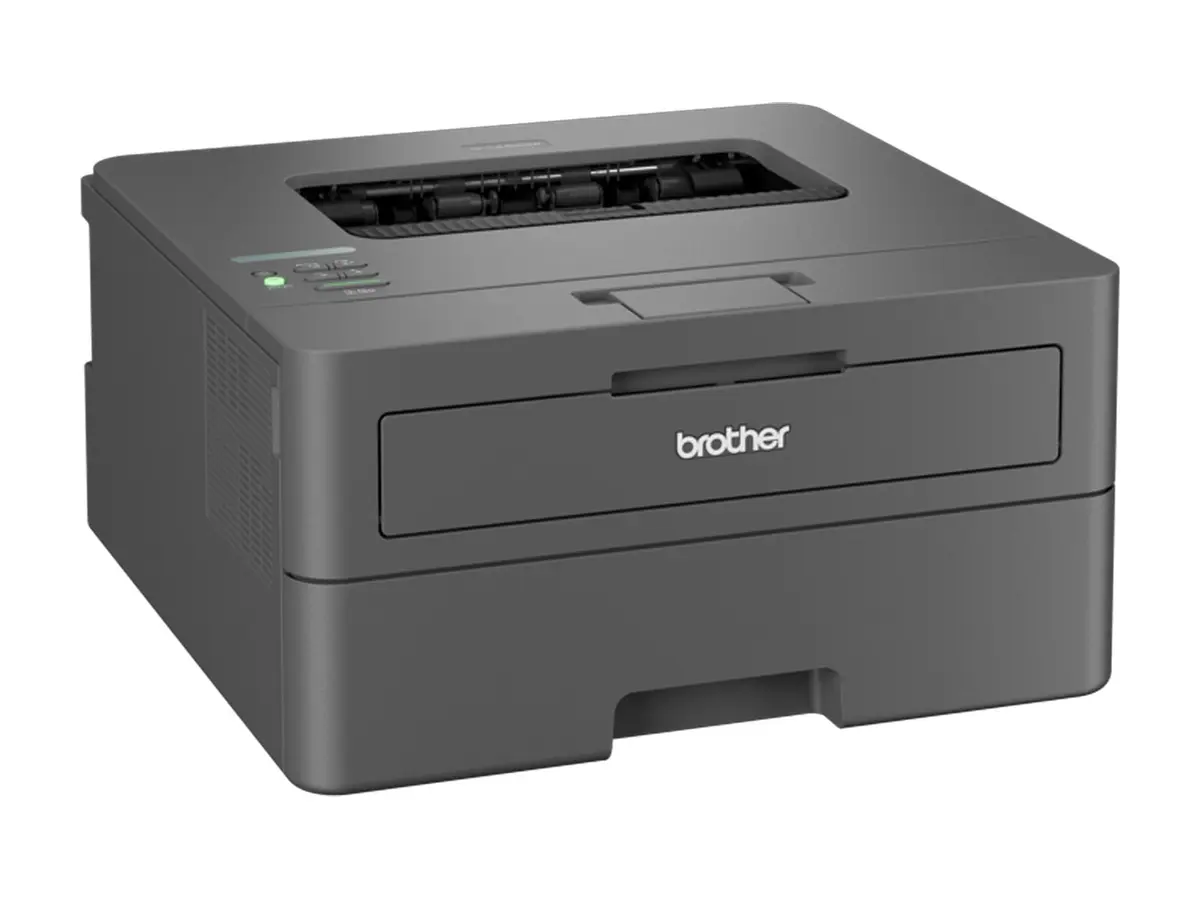 Brother HL-L2400DWE gris foncé - vue avant droite