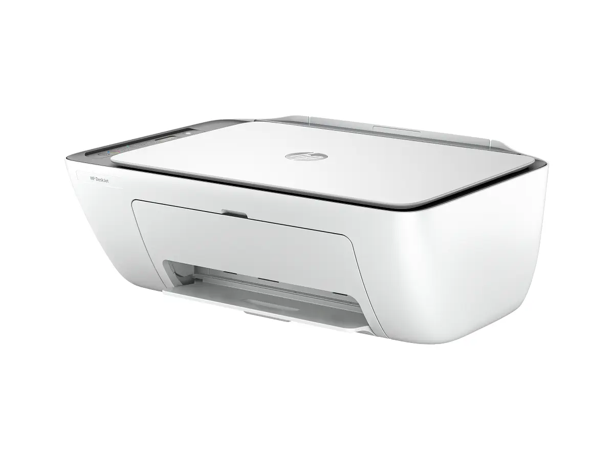 HP DeskJet 2820e ciment clair - vue avant droite