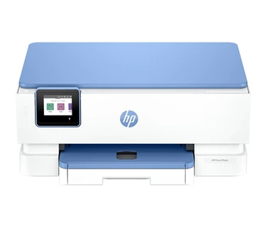Imprimante multifonction HP ENVY Photo 7231 blanche et bleu nuage
