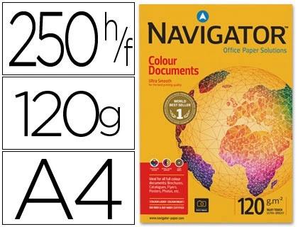 Papier couleur haute qualité – 120 g/m² – A4 – 250 feuilles
