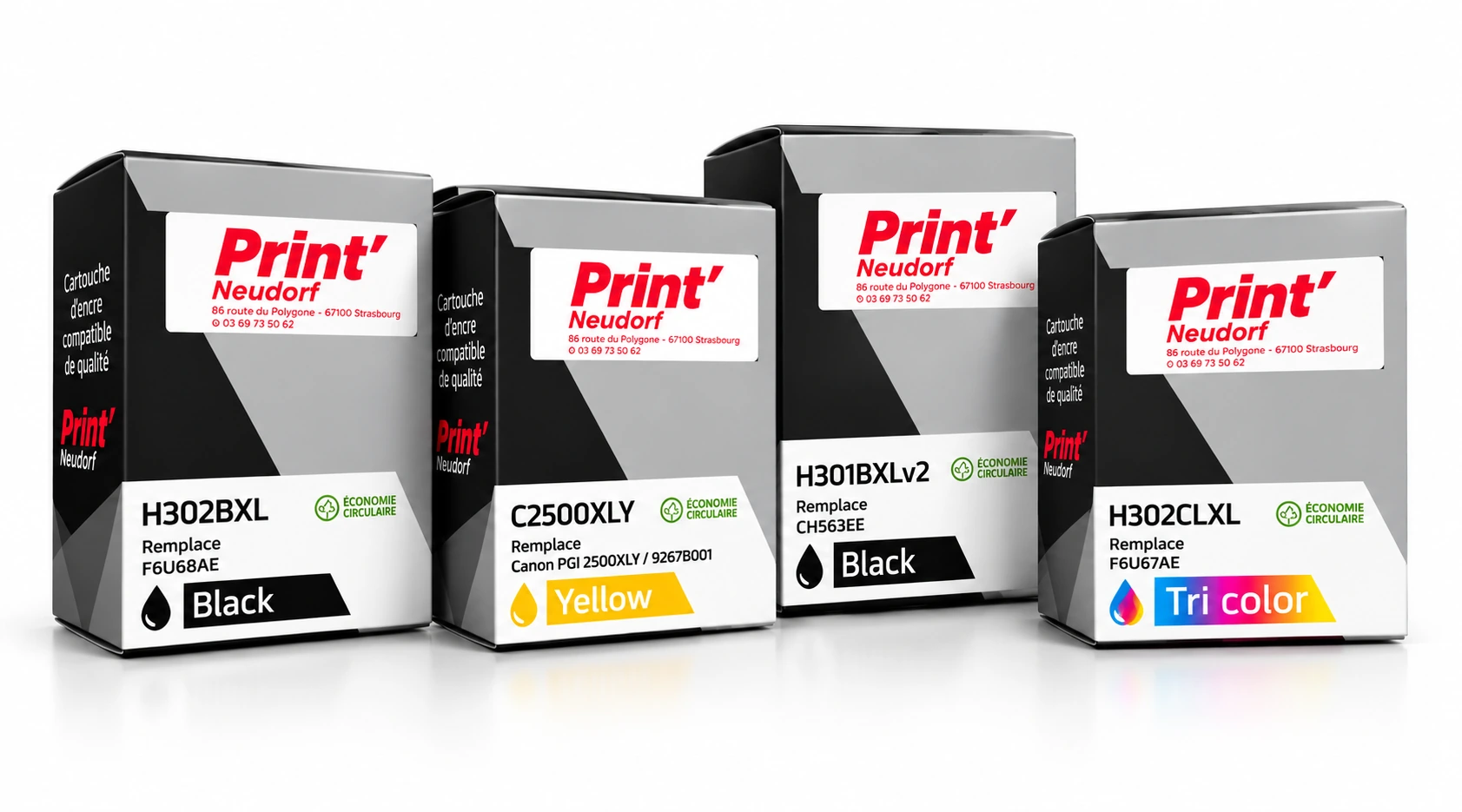 Boîtes de cartouches Print’ Neudorf de la gamme Print Premium
