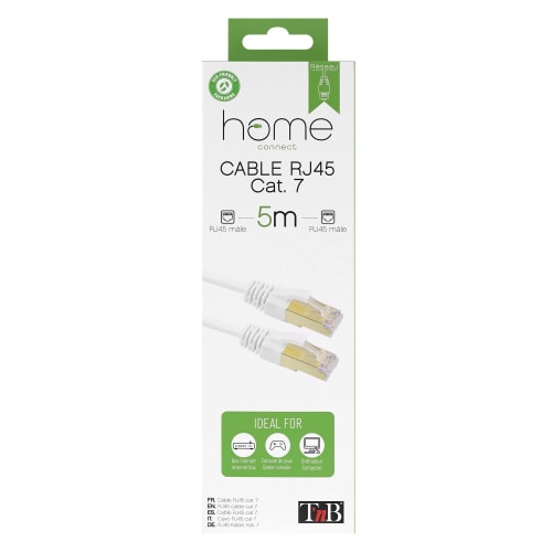 T’nB câble RJ45 Cat 7 de 5 mètres, emballage d’origine
