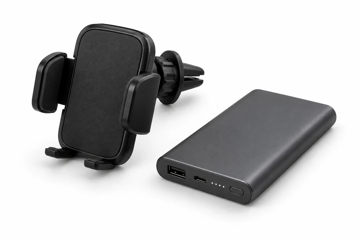Support de téléphone pour voiture et batterie externe