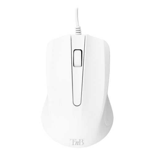 Souris optique filaire SHARK blanche T’nB