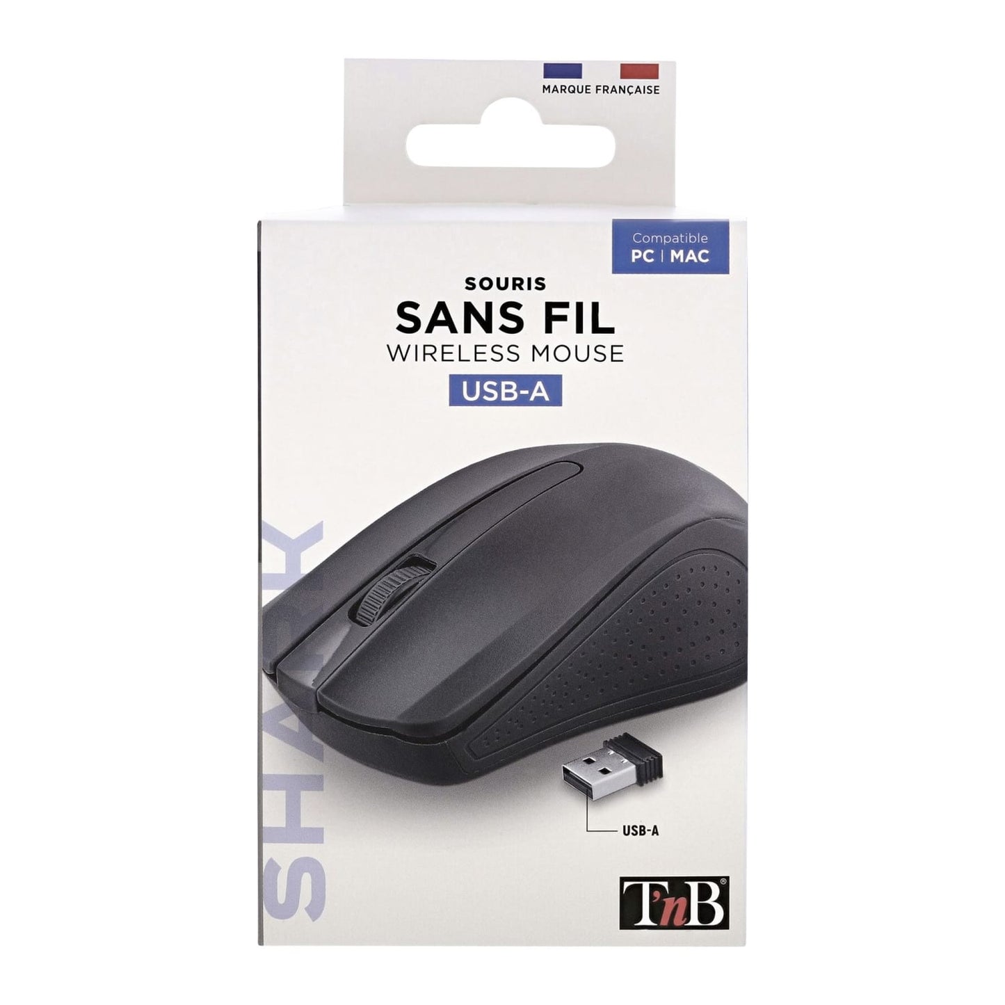 TNB Souris sans fil SHARK noire