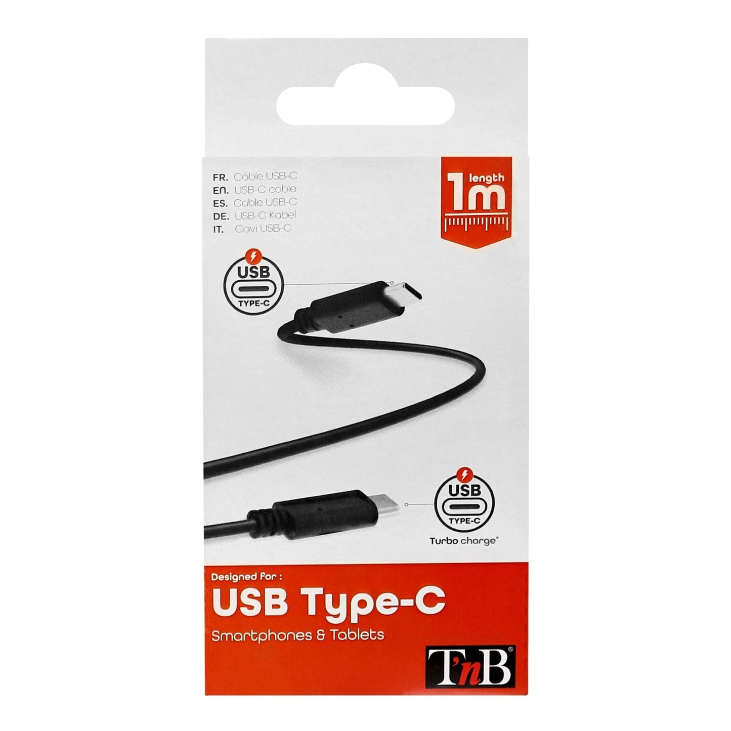 TNB Câble USB-C vers USB-C turbo charge
