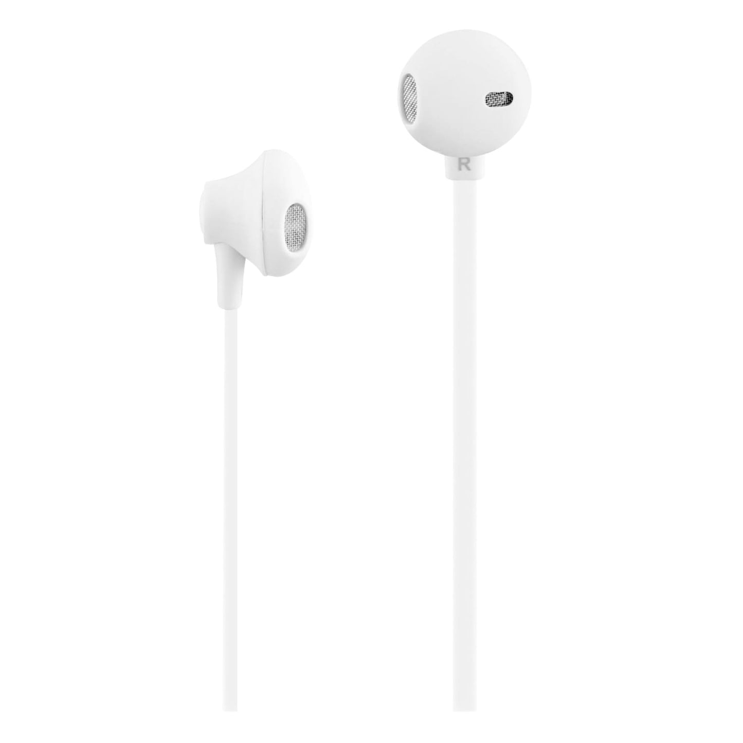 TNB Écouteurs filaires SWEET – Blanc mat avec adaptateur USB-C