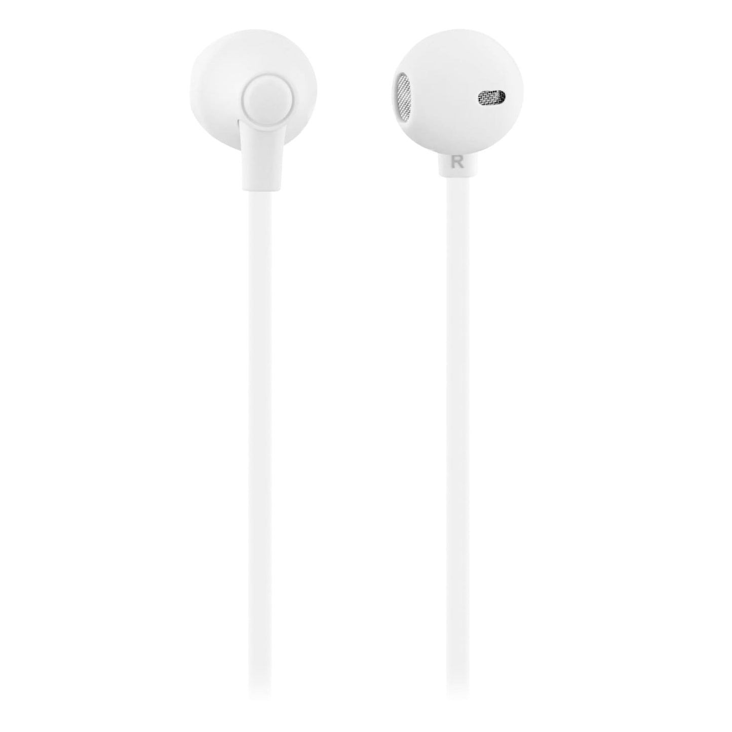 TNB Écouteurs filaires SWEET – Blanc mat avec adaptateur USB-C