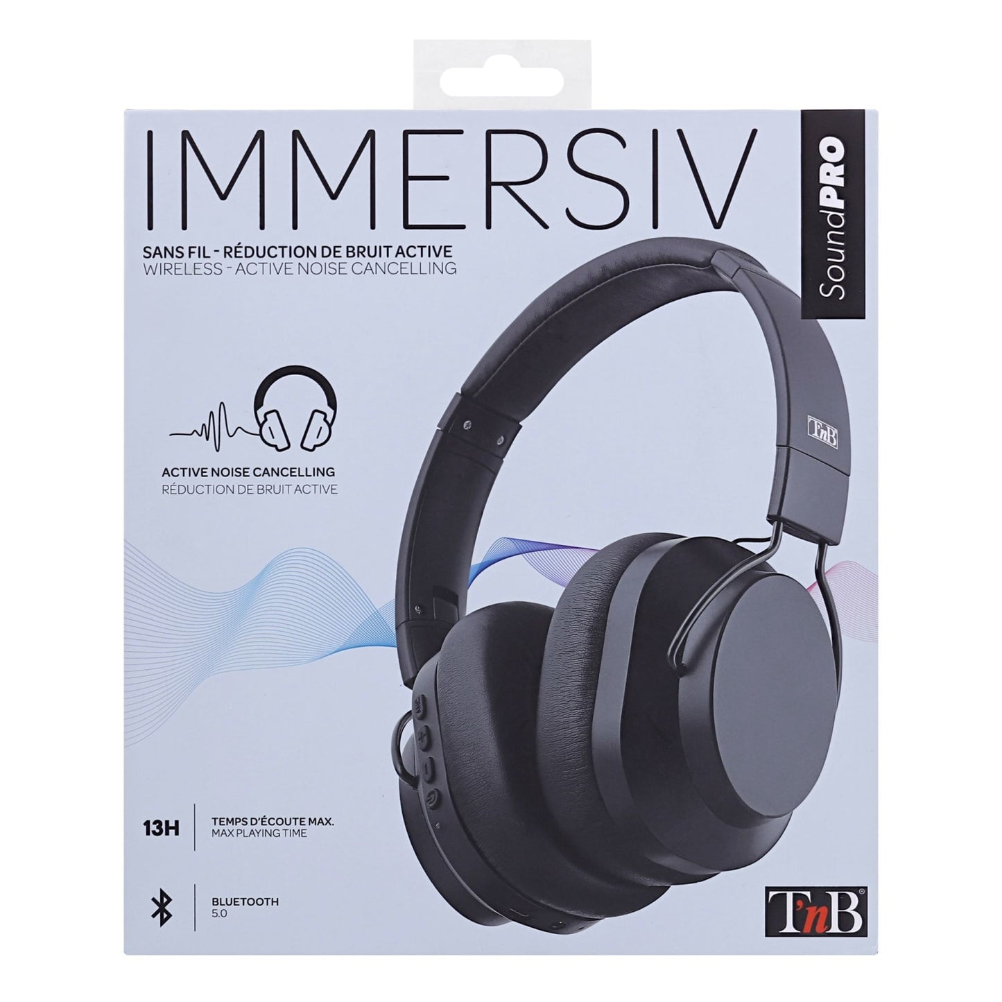 TNB Casque Bluetooth IMMERSIVE à réduction de bruit active