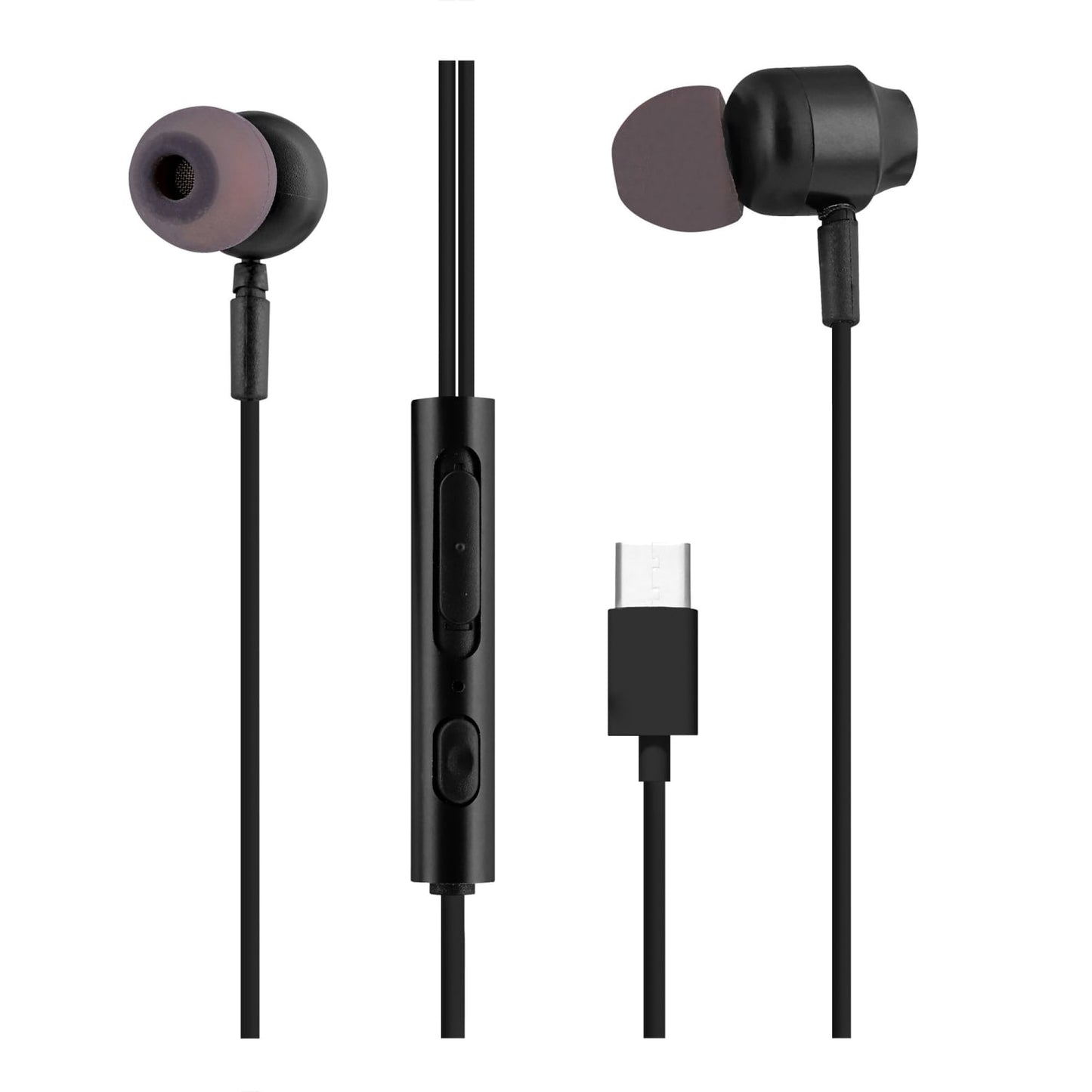 TNB Ecouteurs filaires C-BUDS type-C noir