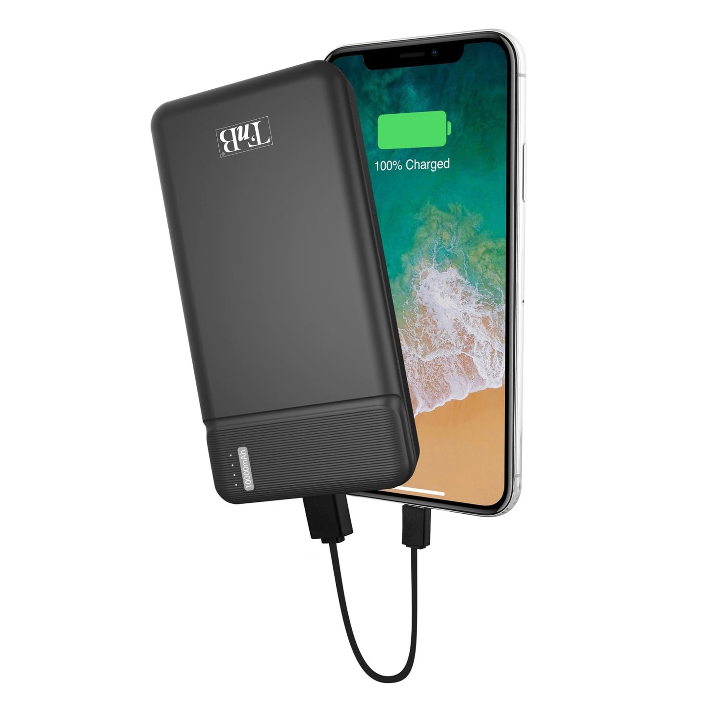 TNB Batterie de secours 2 USB 10 000 mAh 10W