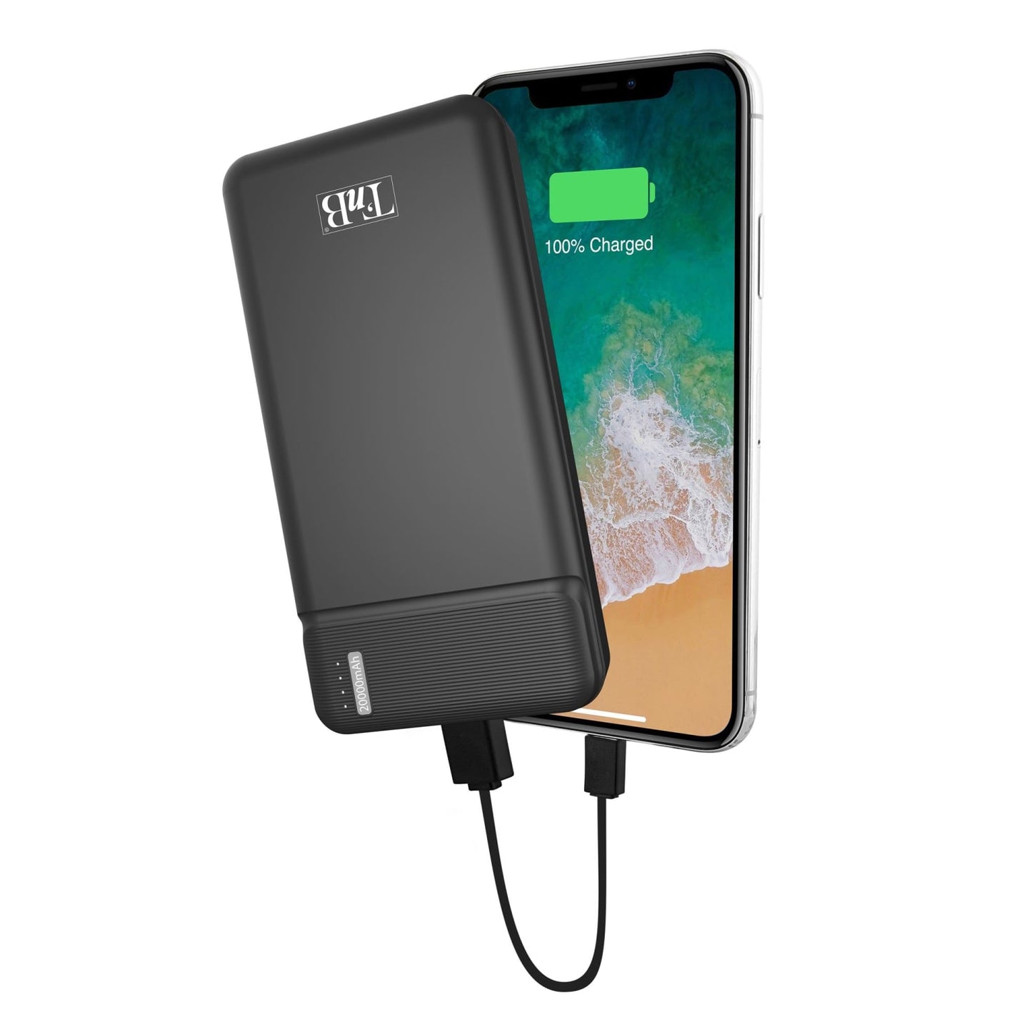 TNB Batterie de secours 2 USB 20 000 mAh 10W