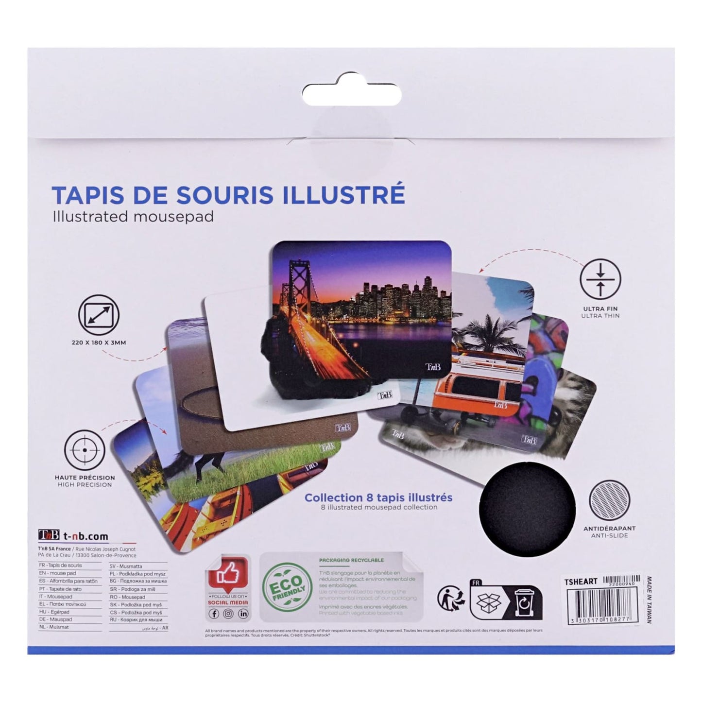 TNB Tapis de souris illustré - HEART