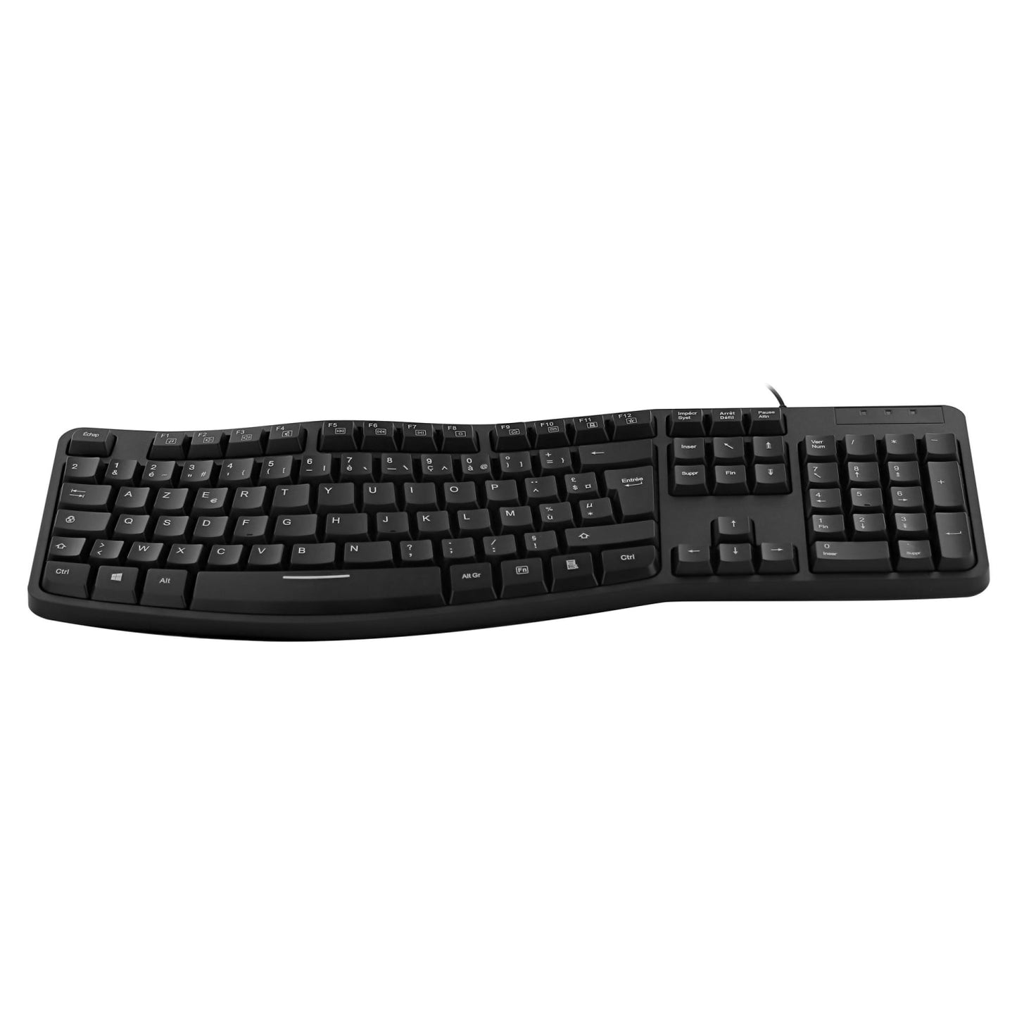 TNB ERGONOMIC - Clavier ergonomique filaire avec repose-poignet aimanté