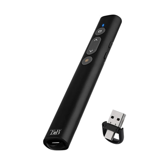 TNB Laser de présentation rechargeable USB-A & USB-C - noir