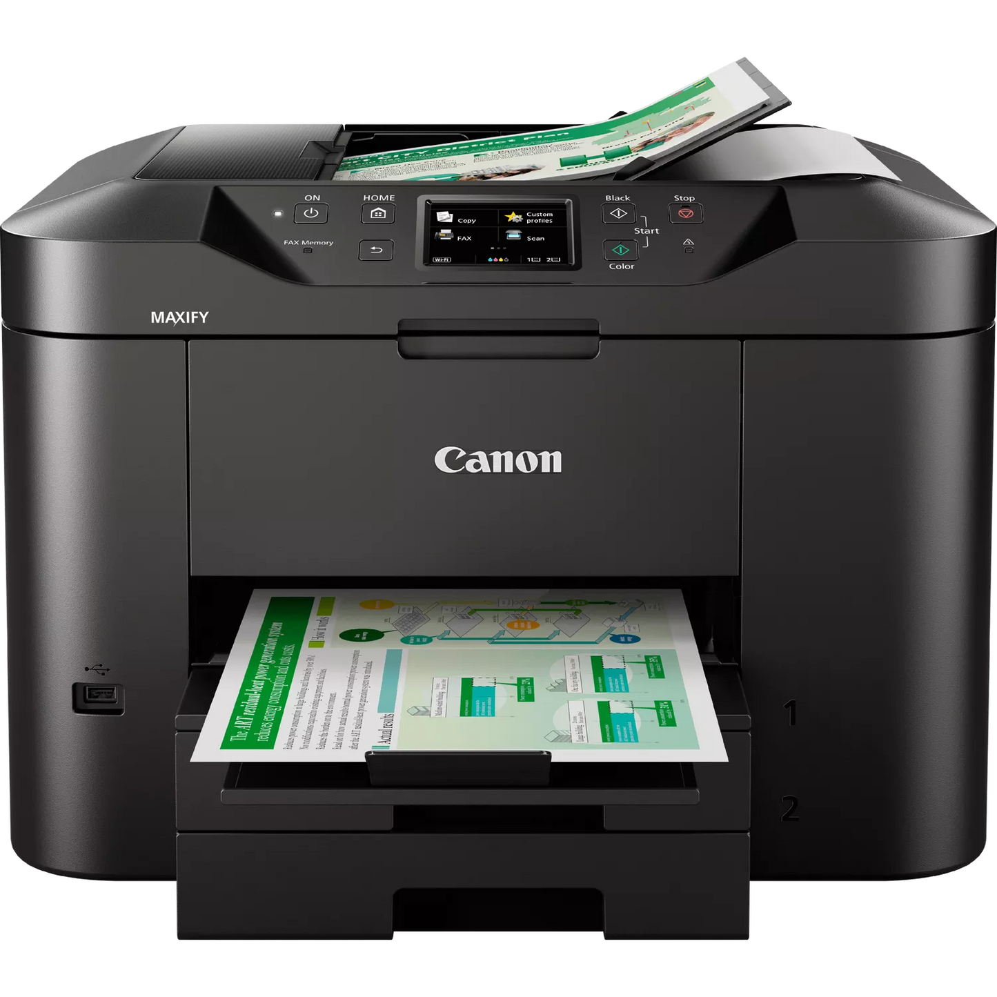 Canon MAXIFY MB2750 — Imprimante jet d’encre professionnelle 3-en-1 (Wi-Fi, Ethernet, recto-verso)