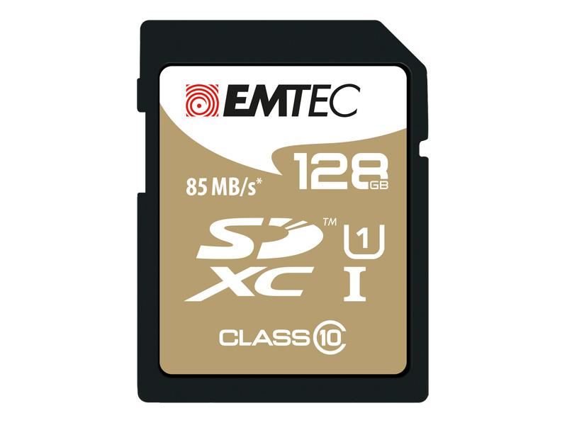 Carte mémoire Emtec SDXC – 128 Go Class 10 UHS-I