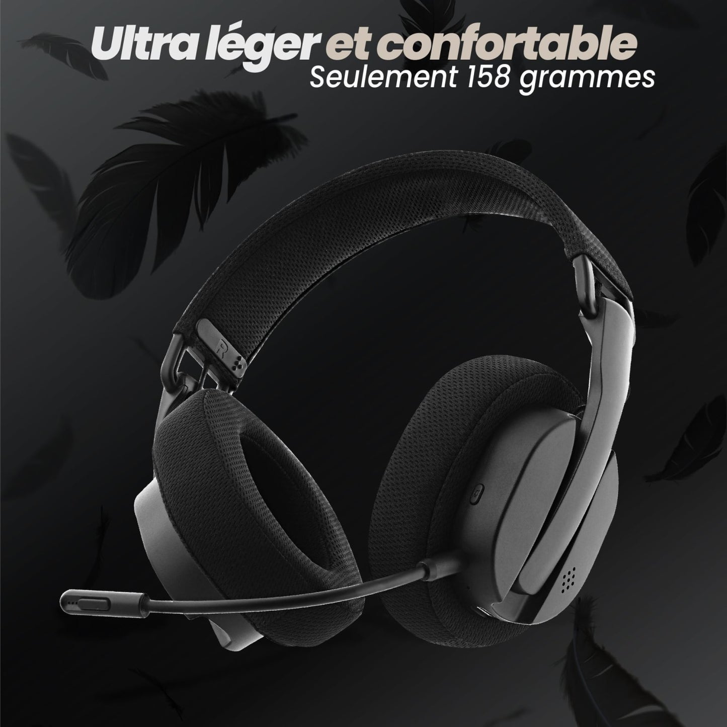 TNB Micro casque Bluetooth®+2,4Ghz ultra léger et confortable - ACTIVLIGHT
