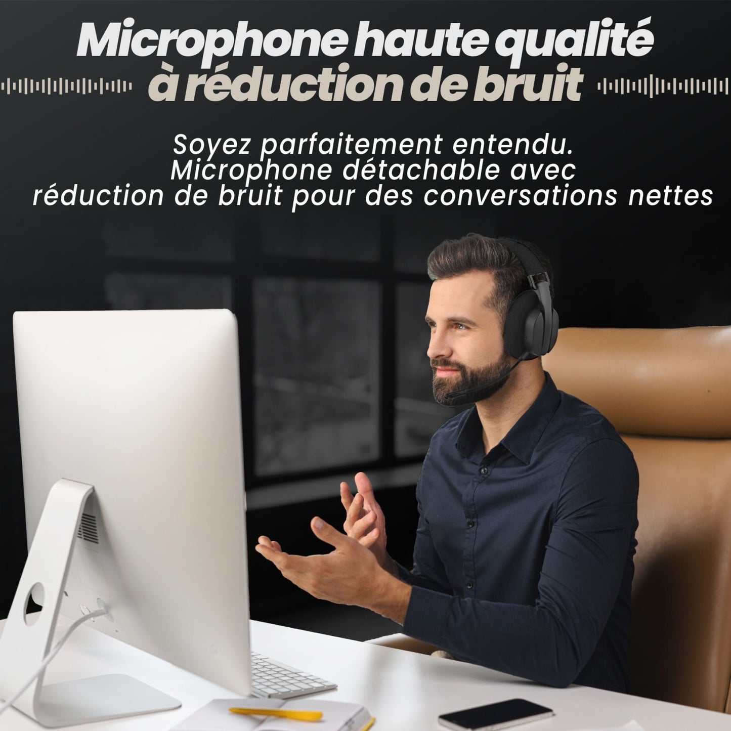 TNB Micro casque Bluetooth®+2,4Ghz ultra léger et confortable - ACTIVLIGHT
