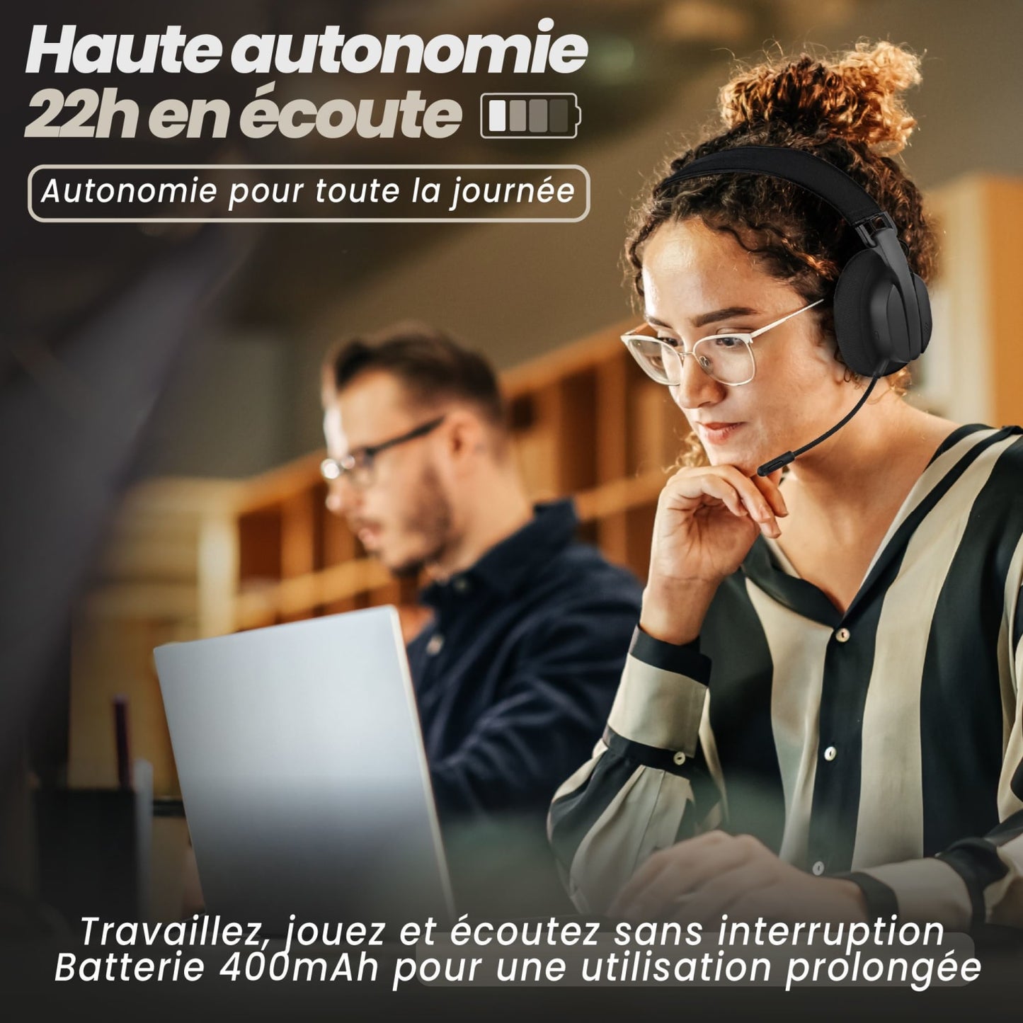 TNB Micro casque Bluetooth®+2,4Ghz ultra léger et confortable - ACTIVLIGHT