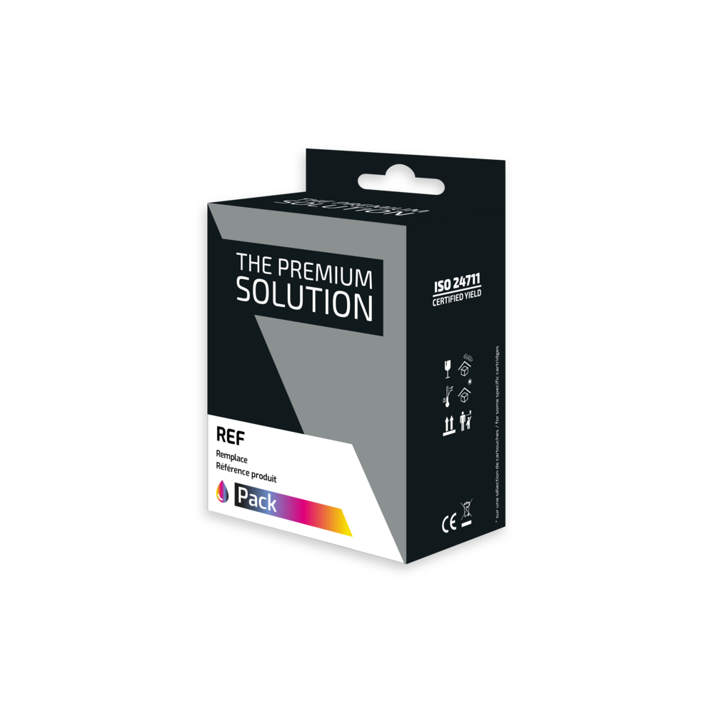 Cartouche jet d’encre Noir, cyan, magenta, jaune Compatible B8E603XLB/CL