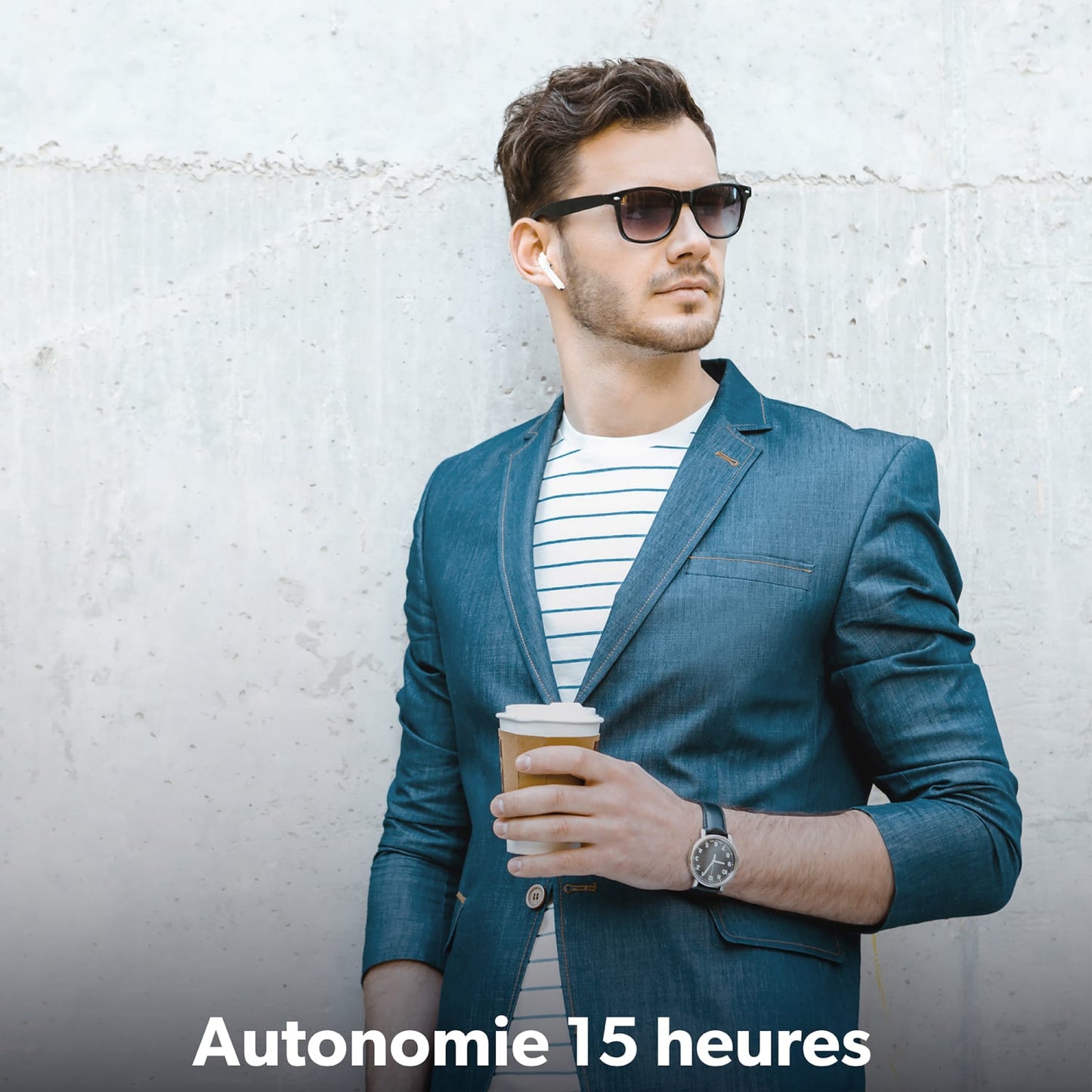 TNB Ecouteurs TWS ZIP Blanc