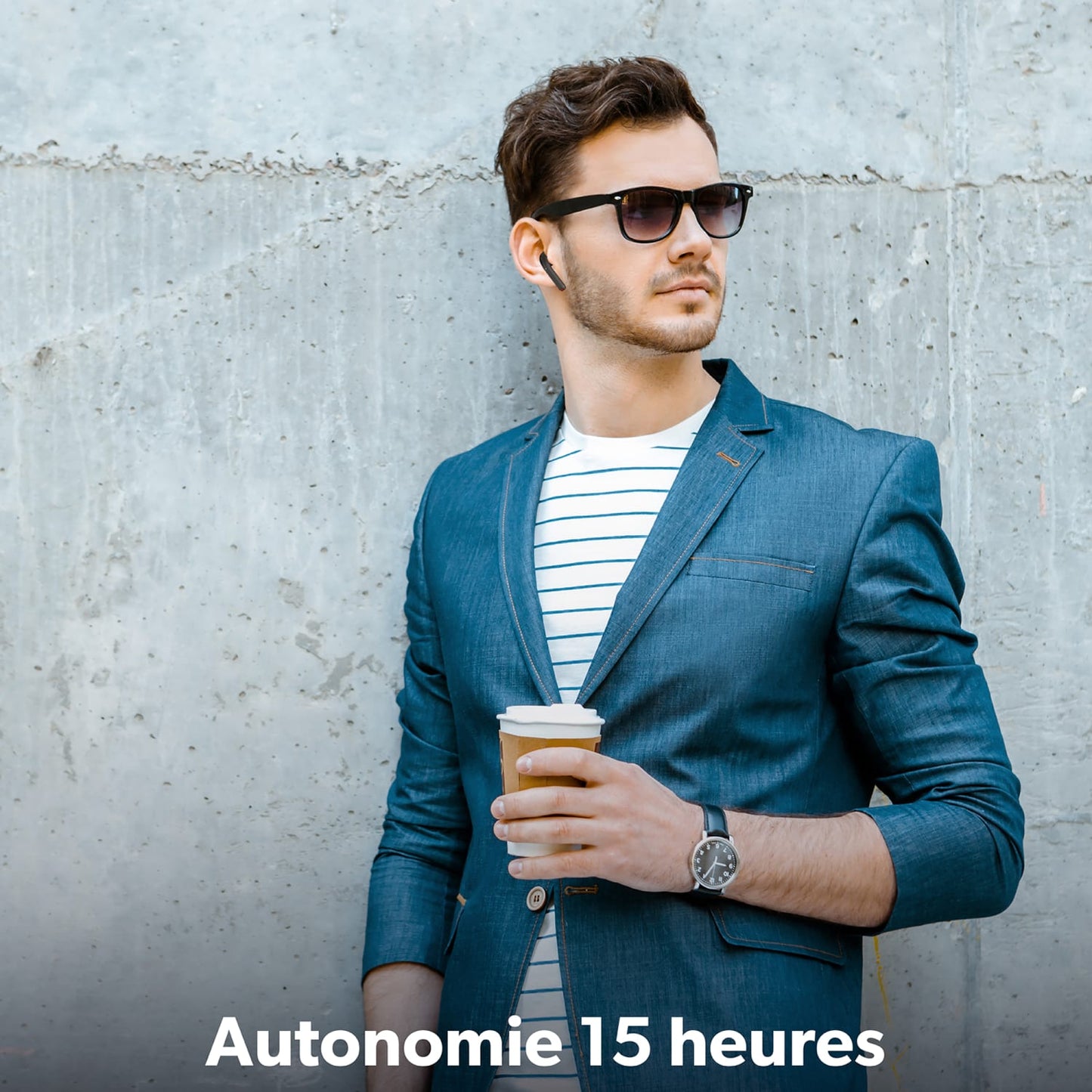 TNB Ecouteurs TWS ZIP noir