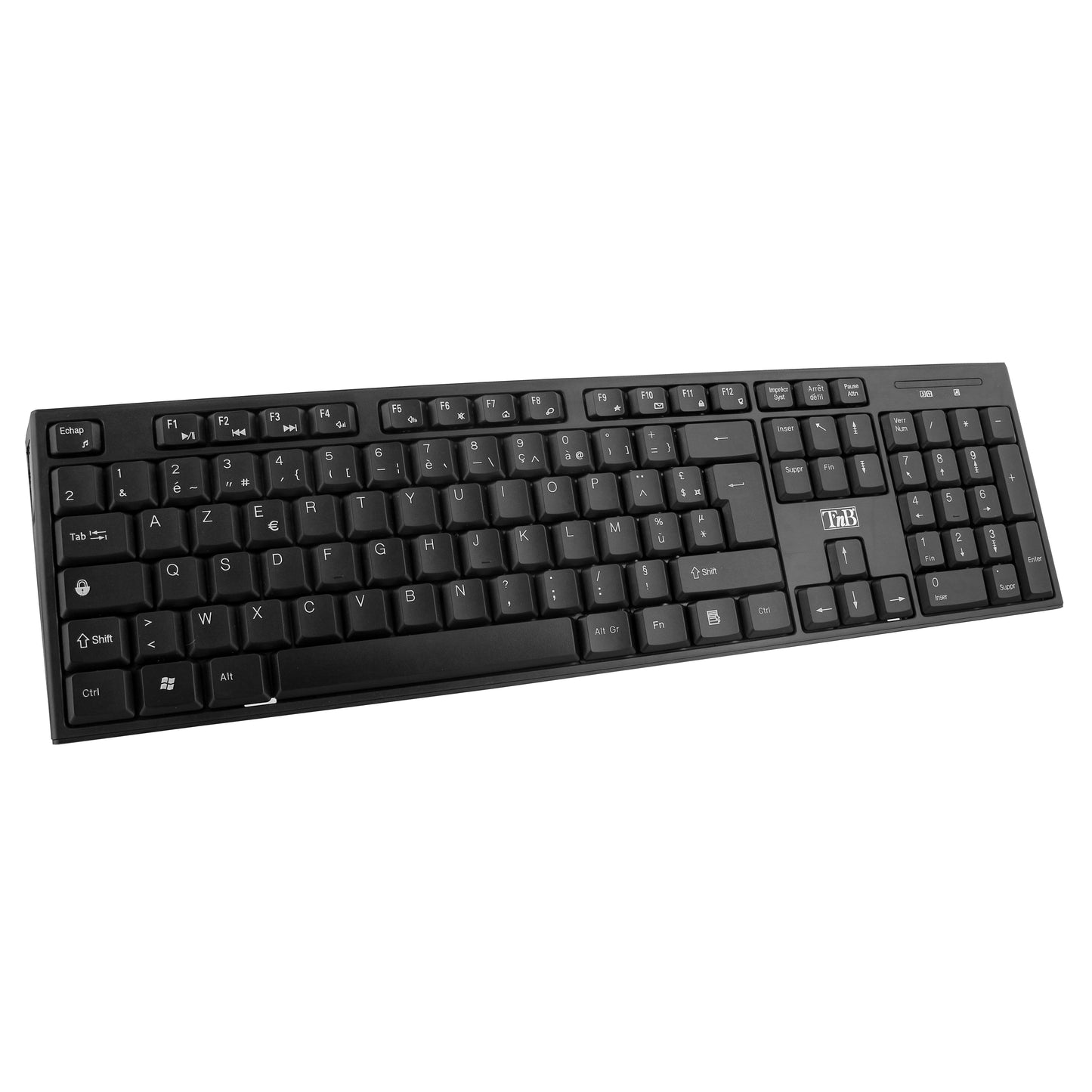 Clavier sans fil CLASSY noir – AZERTY (FR)
