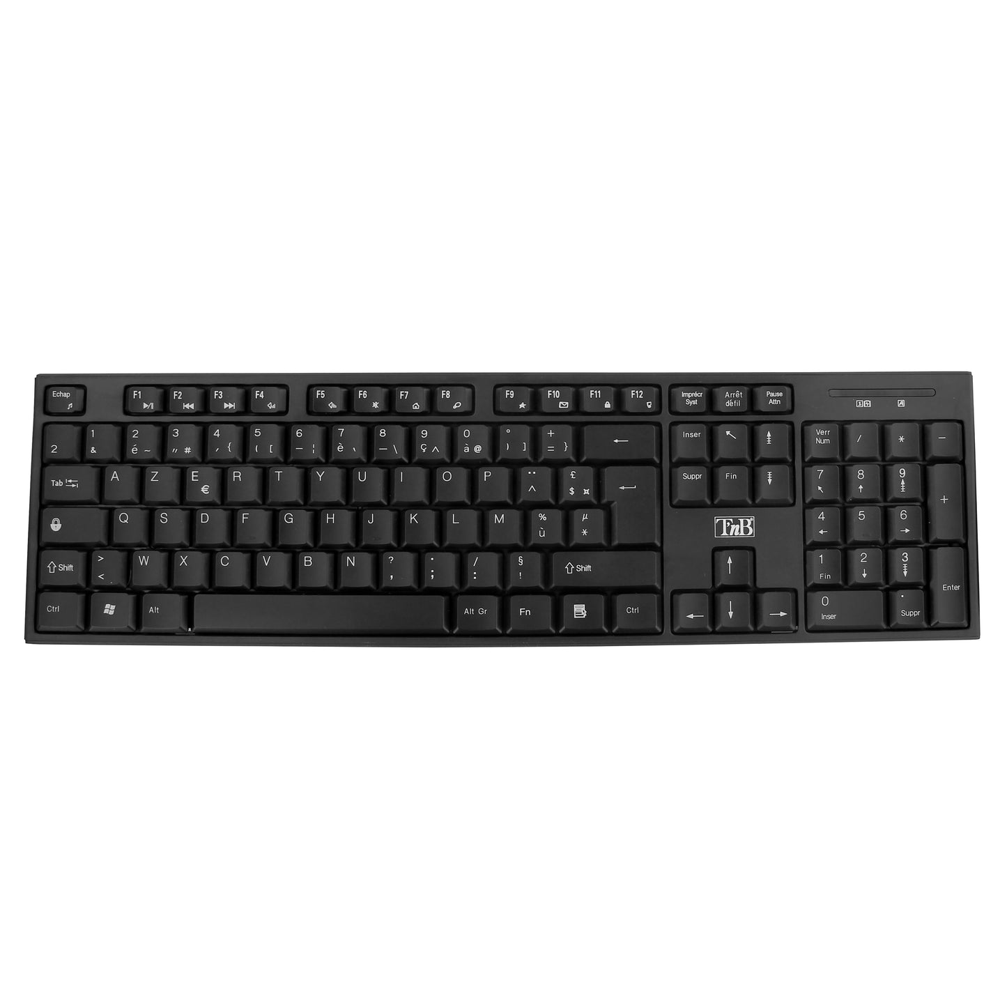 Clavier sans fil CLASSY noir – AZERTY (FR)