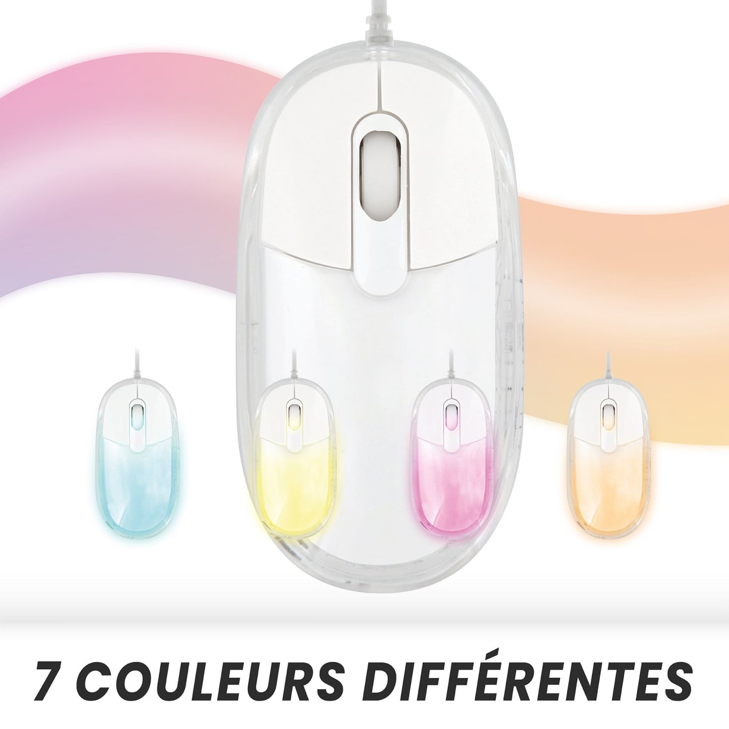 TNB Souris filaire lumineuse LUMY
