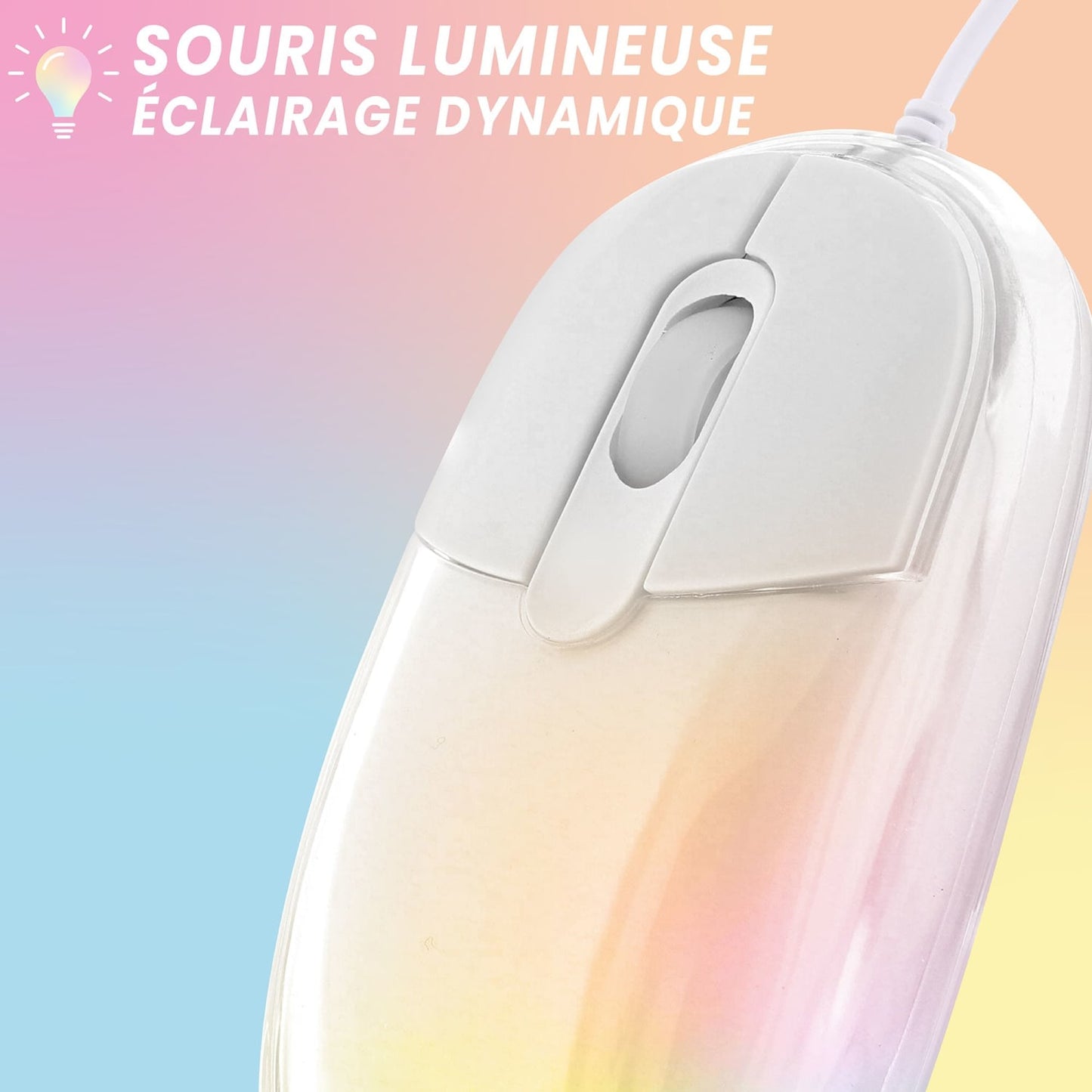 TNB Souris filaire lumineuse LUMY