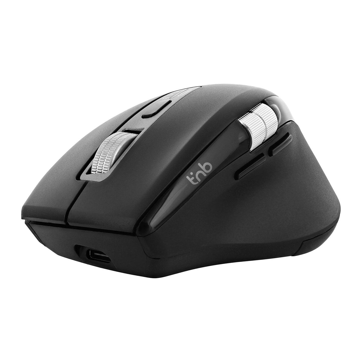 TNB Souris sans fil rechargeable double molette INFINITEPRO – Bluetooth & USB-A
