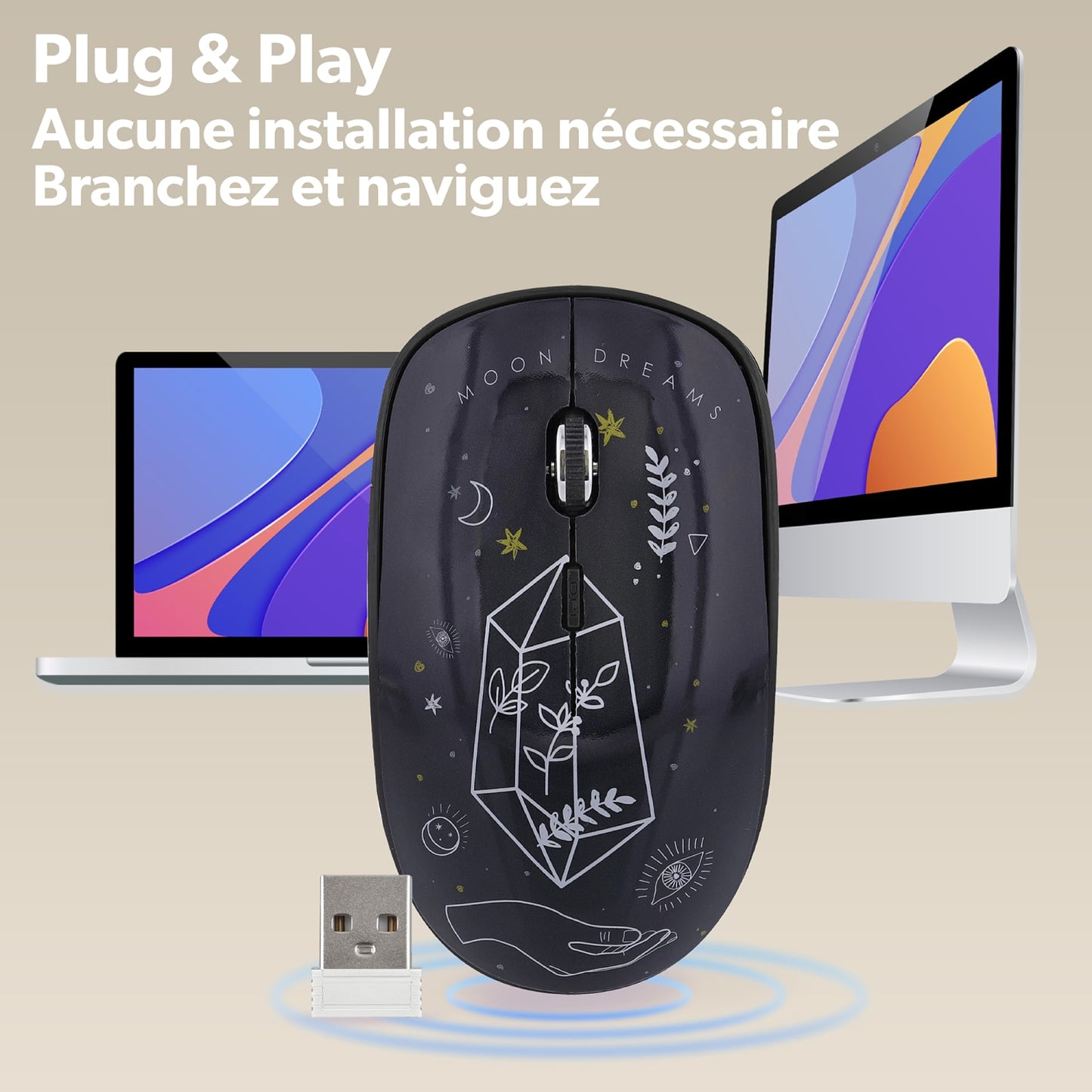 TNB Souris sans fil DREAM EXCLUSIV