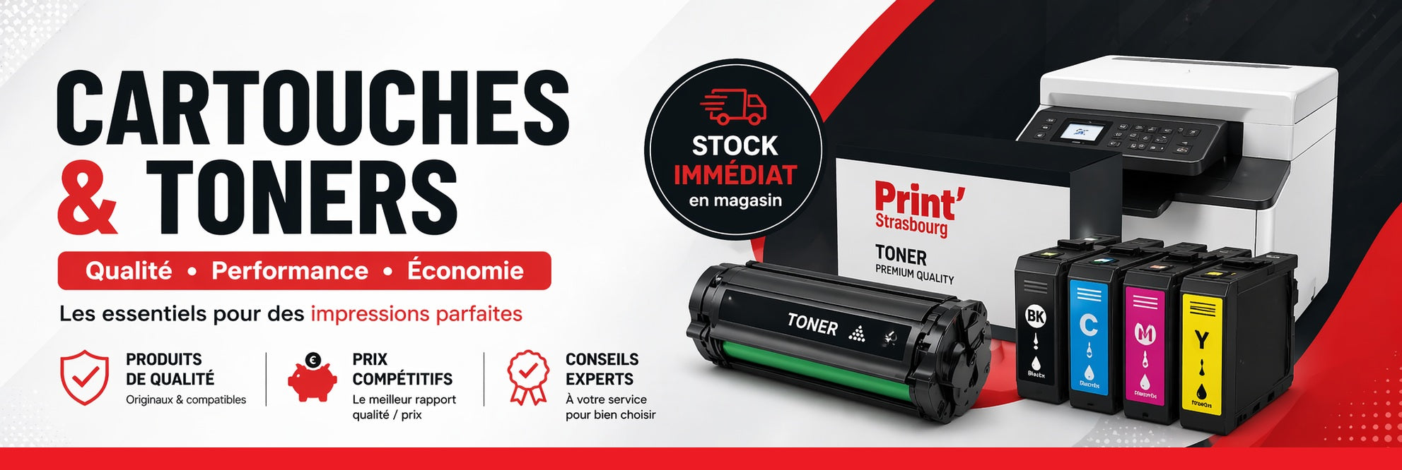 cartouches toner Strasbourg Neudorf magasin stock immédiat Print Strasbourg