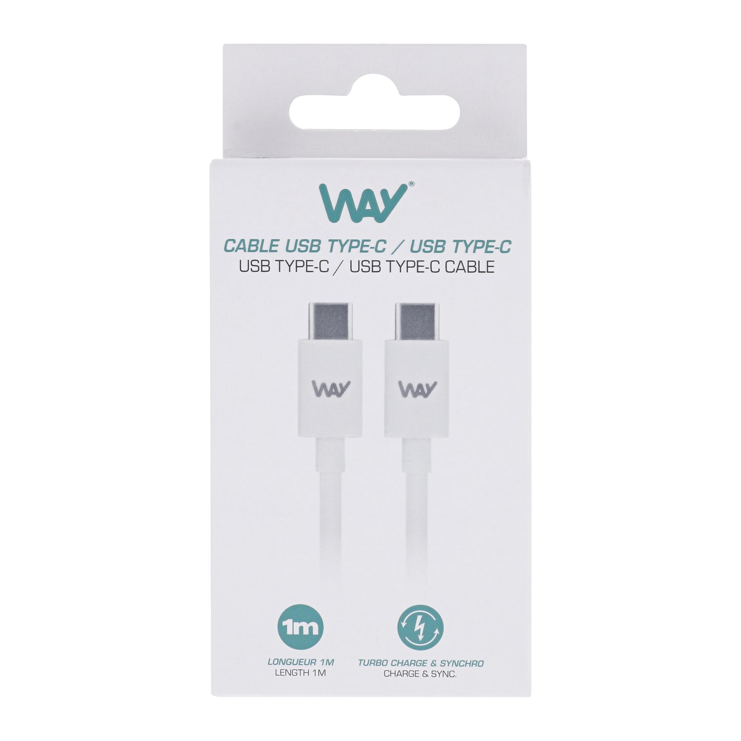 TNB Câble USB-C / USB-C – Charge rapide 20W (1 m)