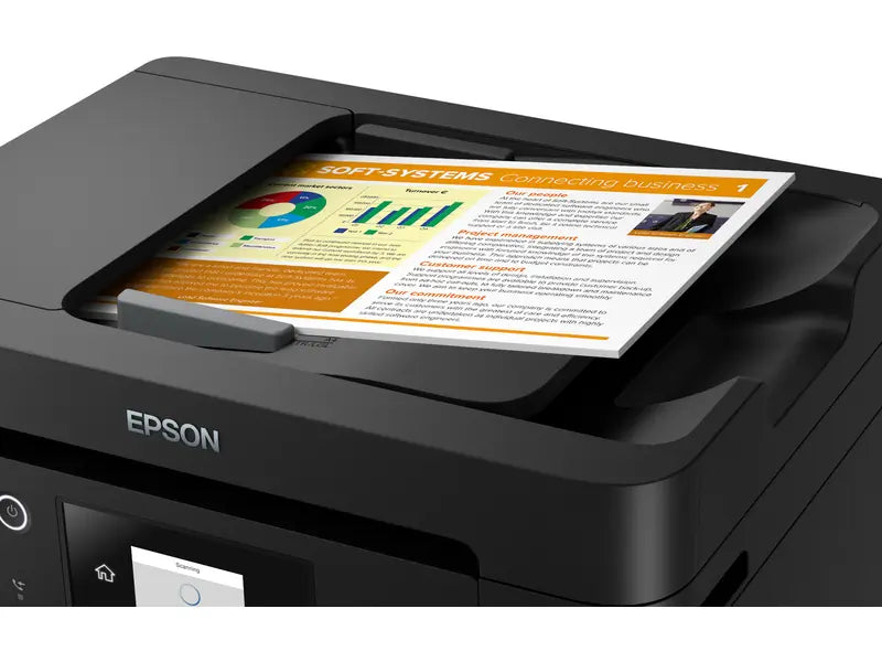 Epson WorkForce Pro WF-3820 — Imprimante jet d’encre 3-en-1 (Wi-Fi, Ethernet, recto-verso automatique)