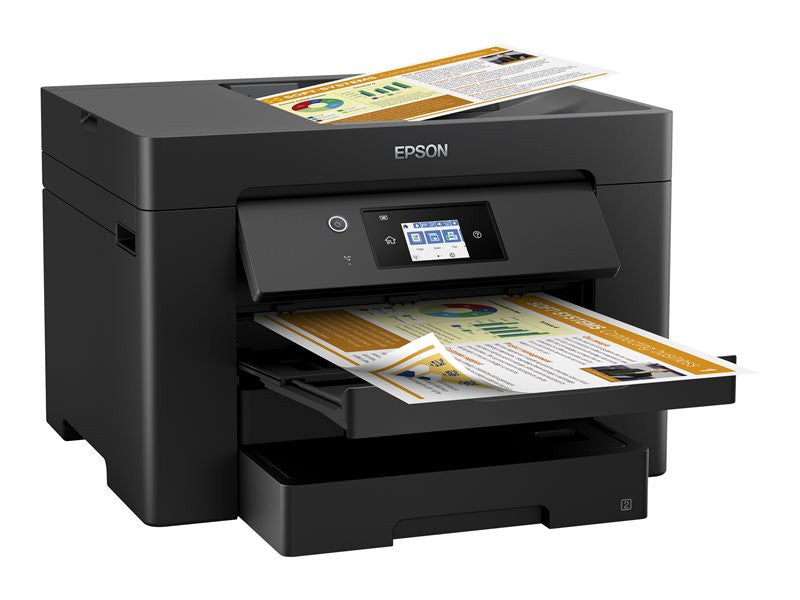 Epson WorkForce WF-7830DTWF — Imprimante jet d’encre A3, 4-en-1 (Wi-Fi, Ethernet, recto-verso intégral A3)