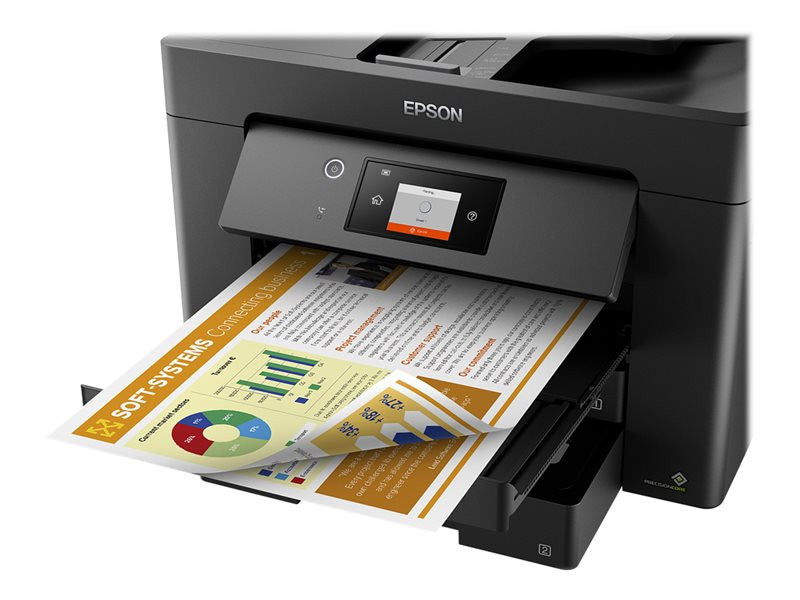Epson WorkForce WF-7830DTWF — Imprimante jet d’encre A3, 4-en-1 (Wi-Fi, Ethernet, recto-verso intégral A3)