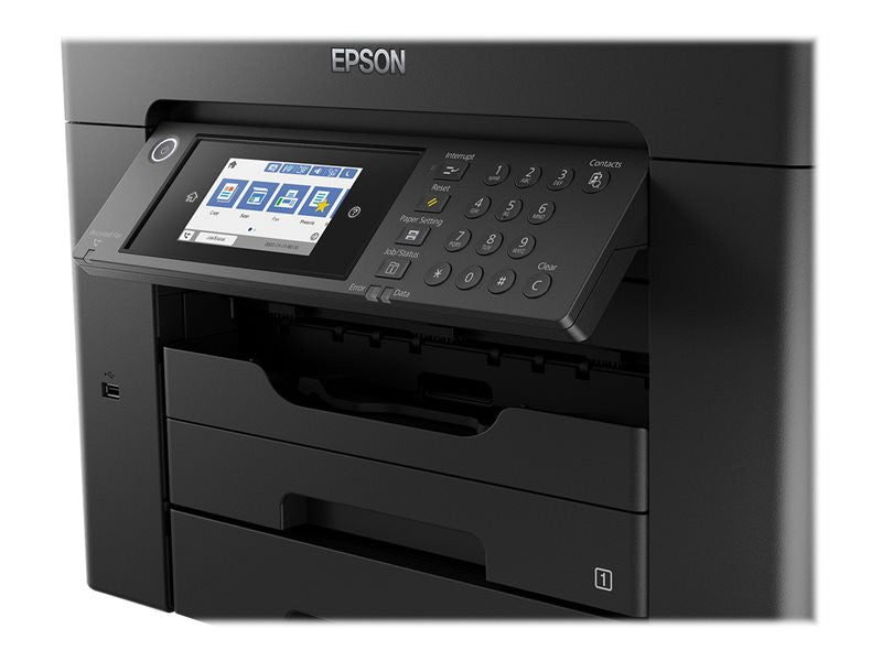 Epson WorkForce WF-7830DTWF — Imprimante jet d’encre A3, 4-en-1 (Wi-Fi, Ethernet, recto-verso intégral A3)